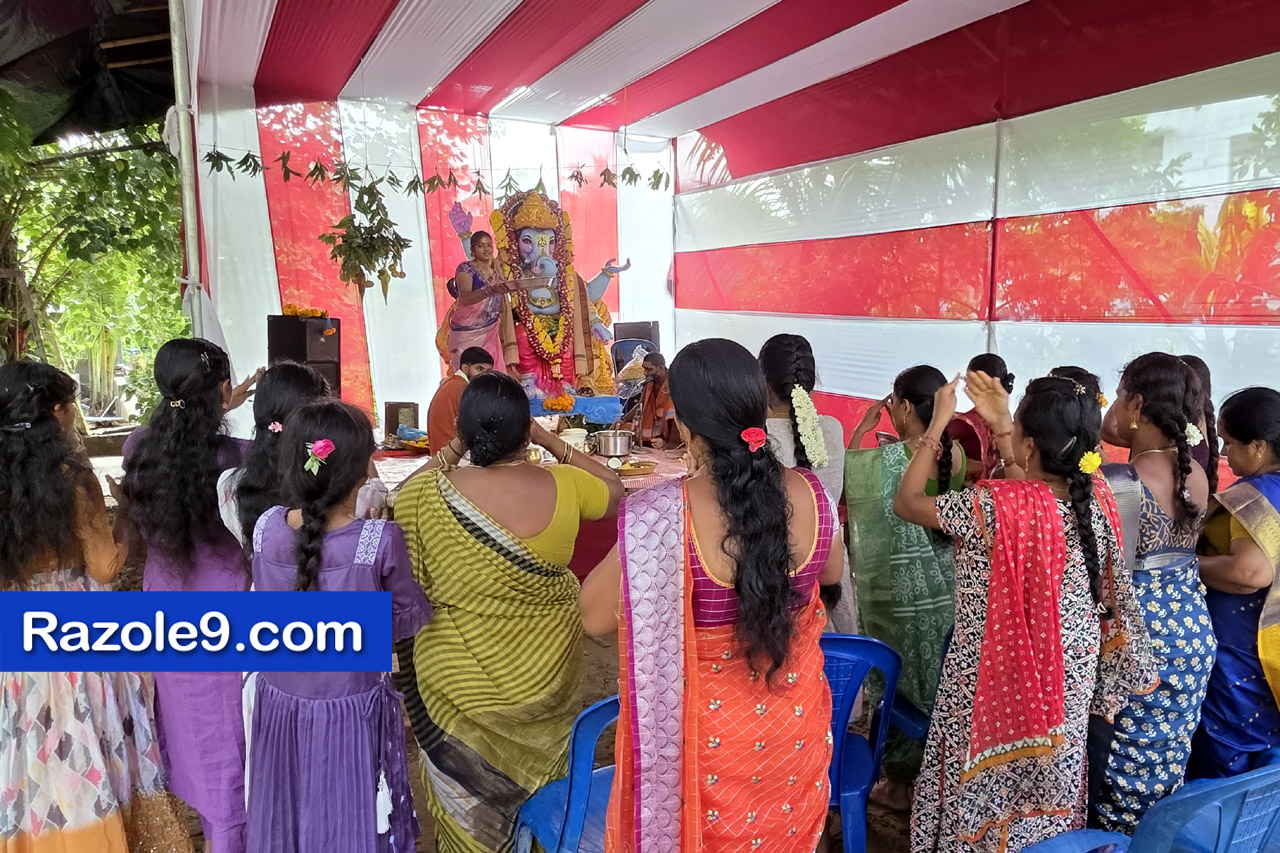 Razole Taluka Ganesh Nimajjanam